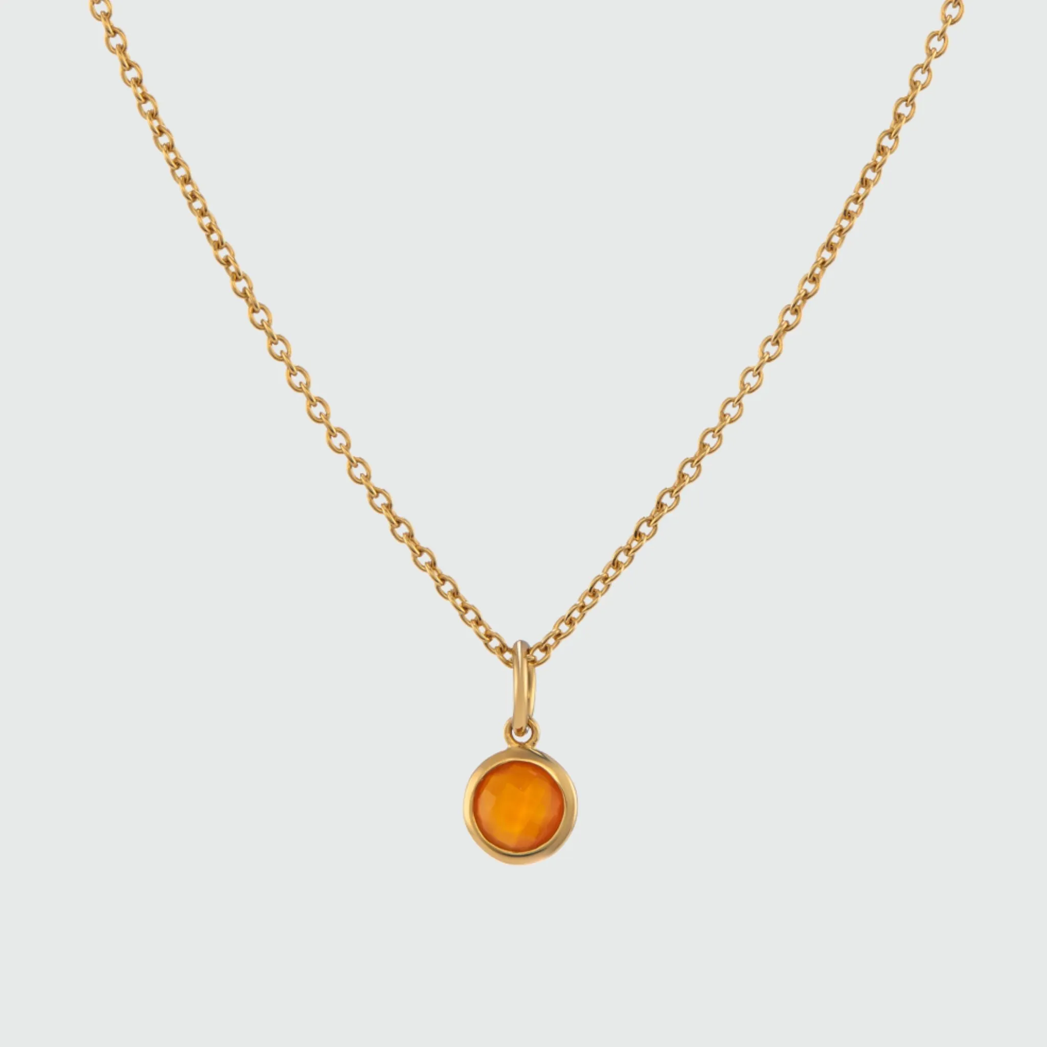 Bilbao Birthstone Gold Vermeil Necklace