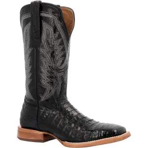 Durango Mens PRCA Western Black Stallion Caiman Belly Cowboy Boots