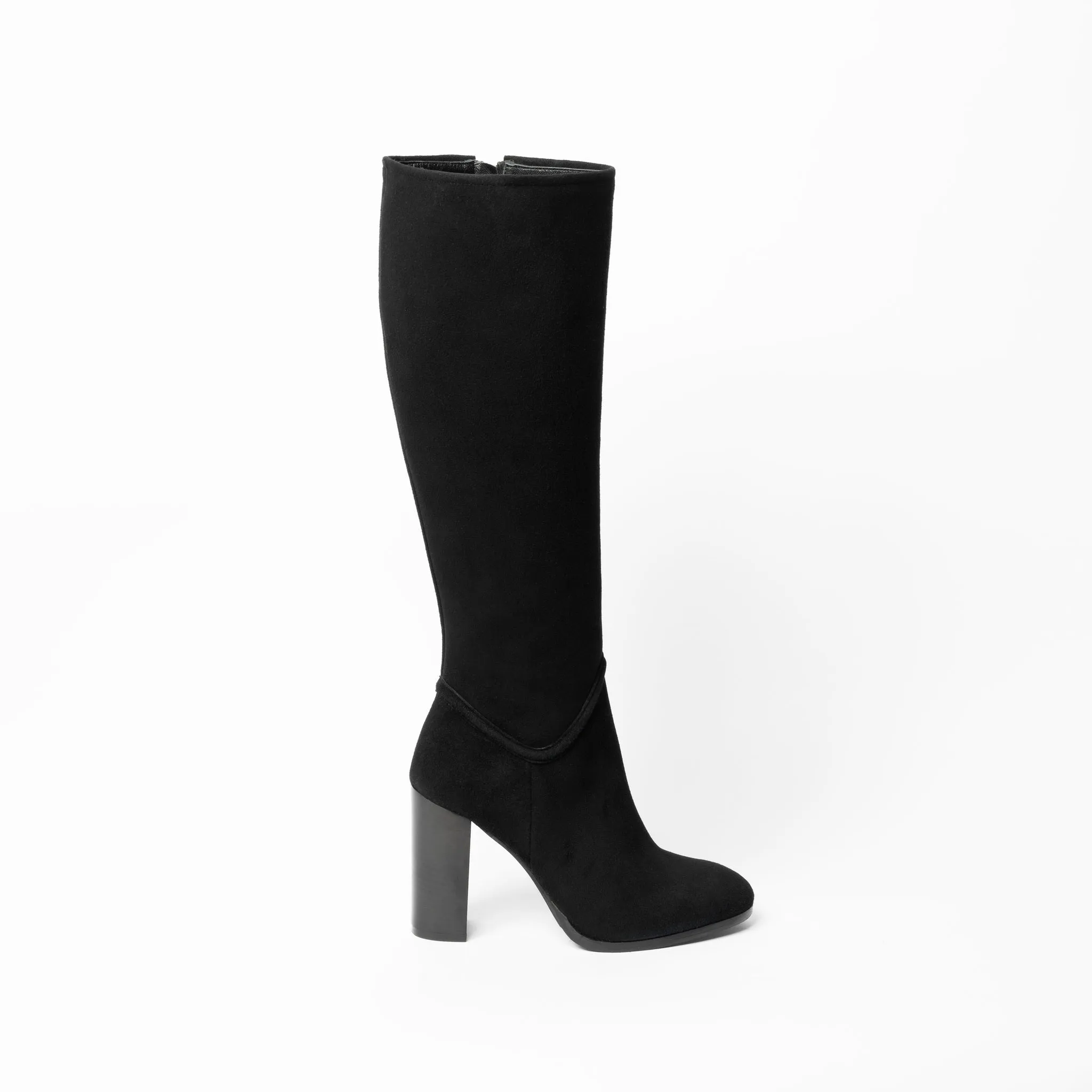 Knee High Boots with Seam Detail