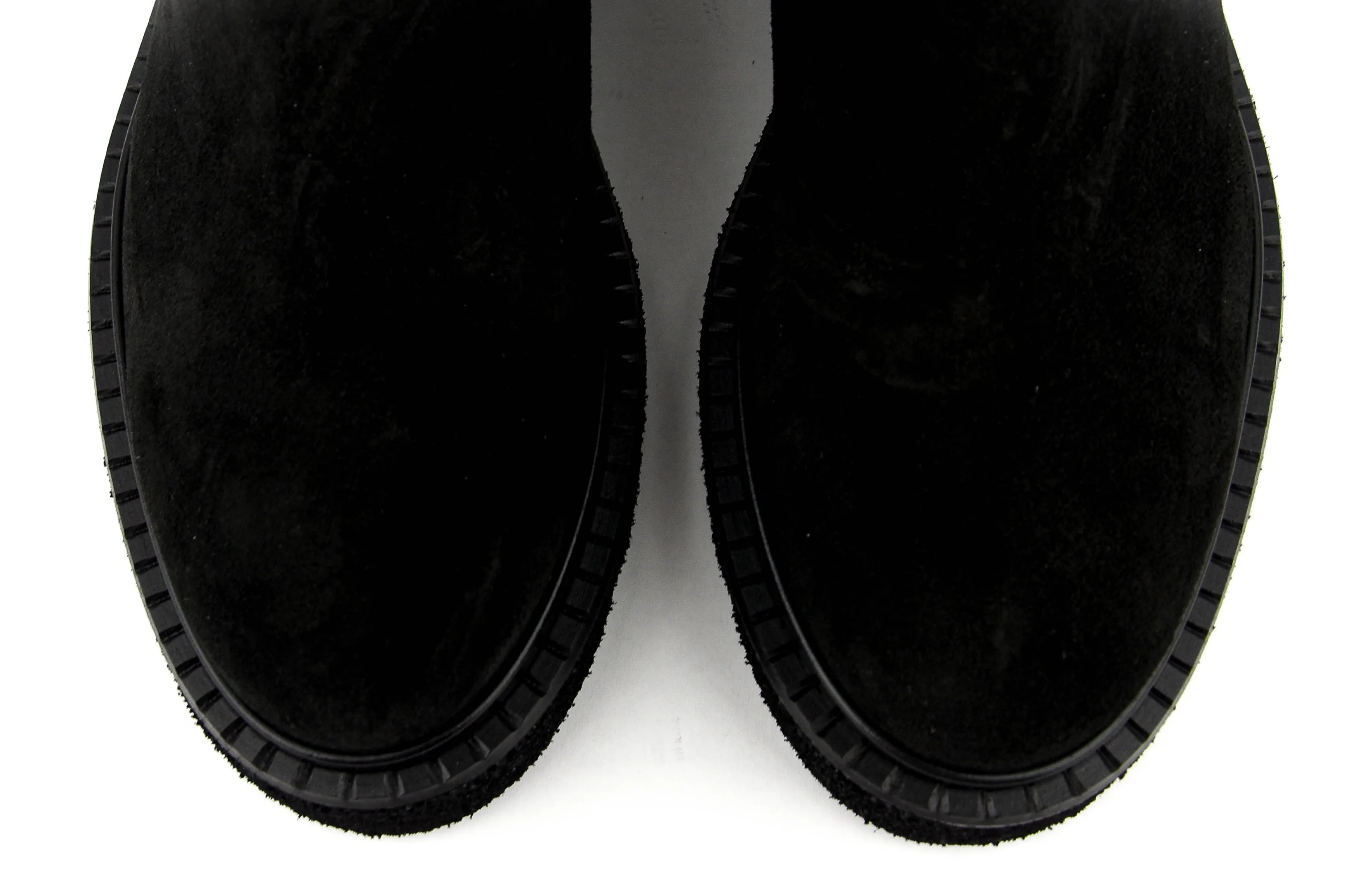 PAUL WARMER AMINA KNEEBOOTS BLACK SUEDE