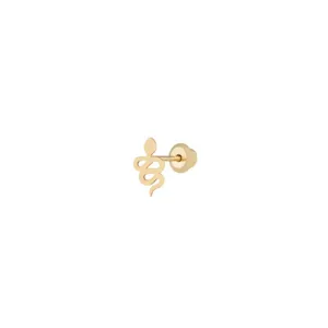 Snake Cartilage Earring - Solid Gold