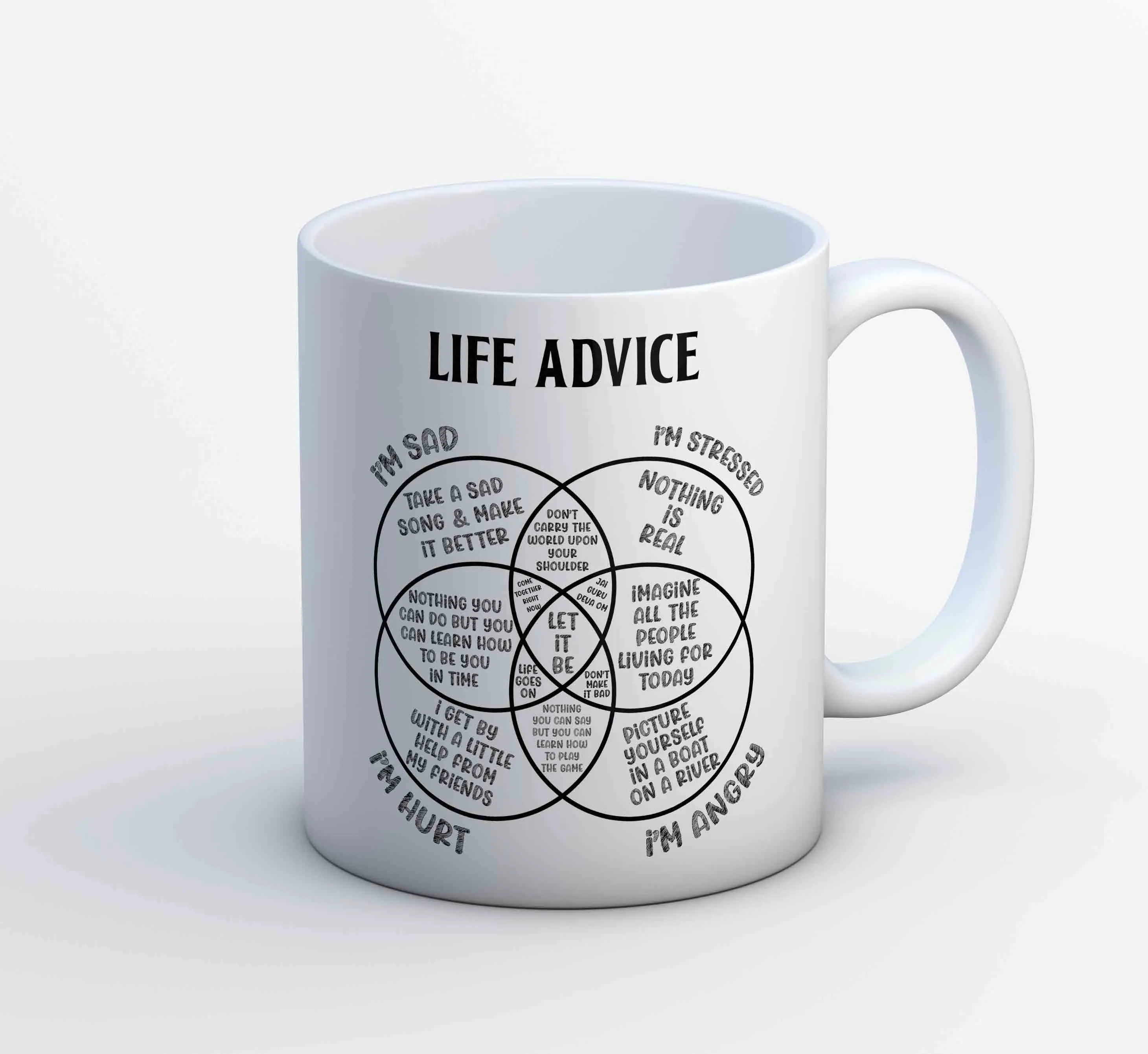 The Beatles Mug - Life Advice