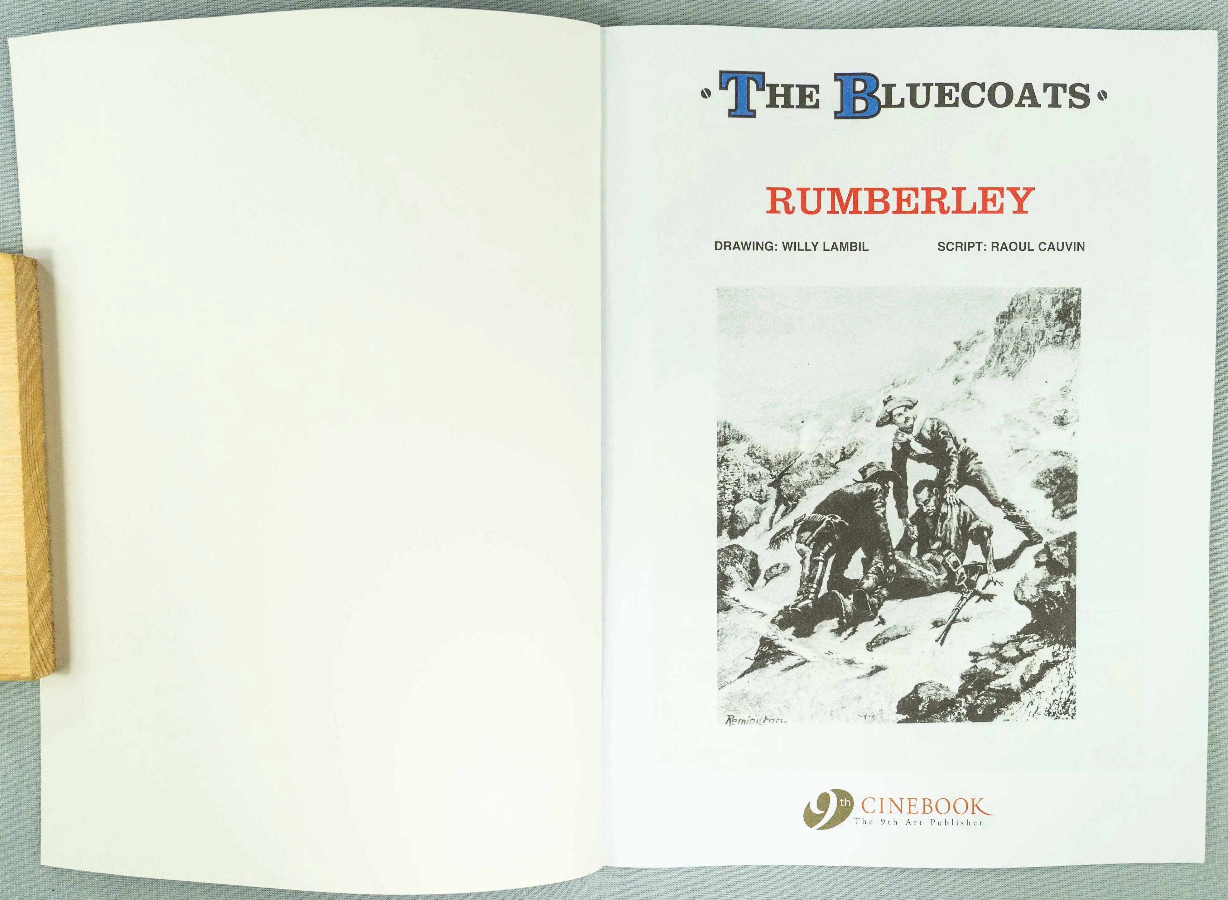 The Bluecoats Volume 5 - Rumberley Cinebook Paperback Comic Book by Lambil / Cauvin