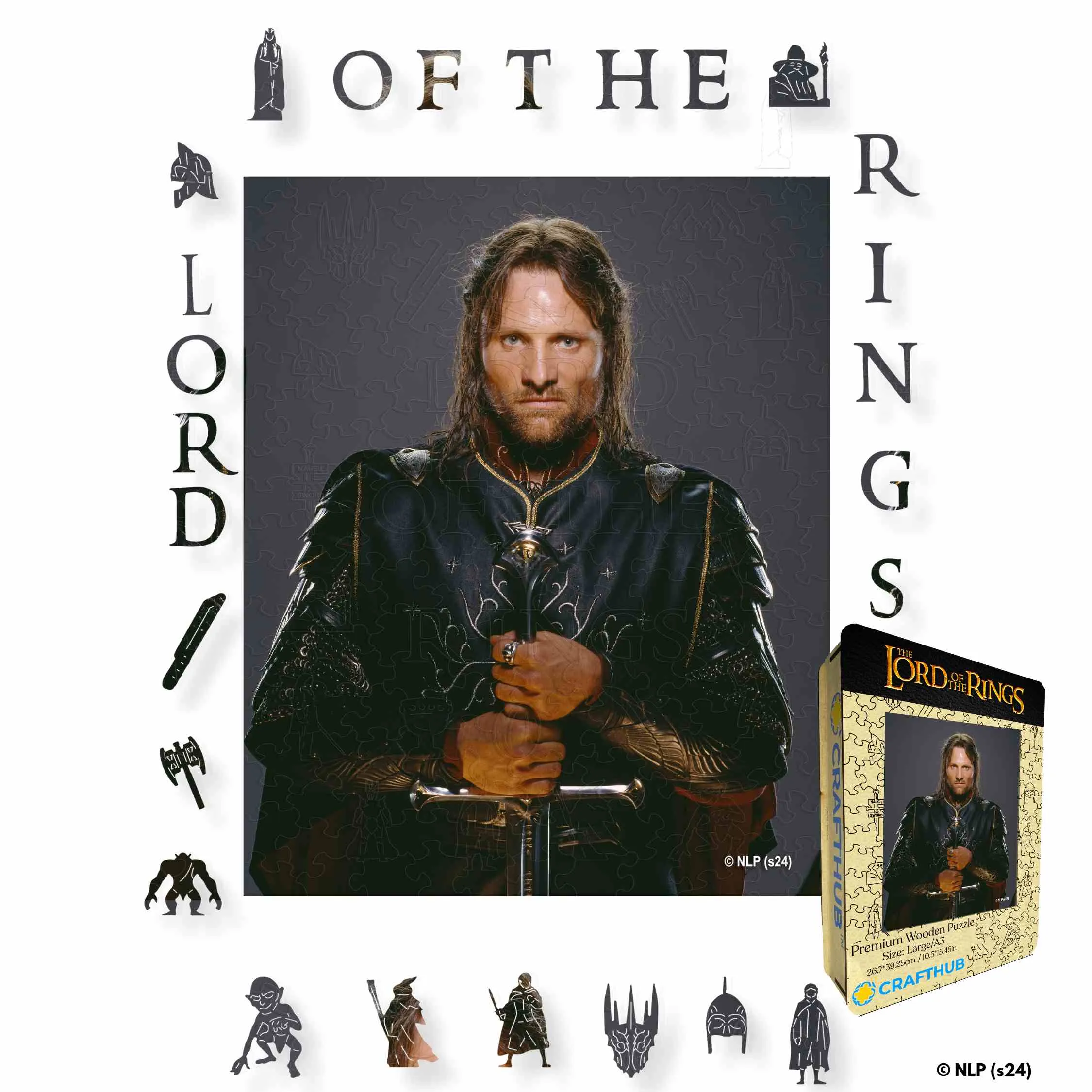 The Heir of Isildur - Wooden Jigsaw Puzzle