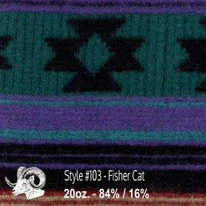 Wool Fabric By The Yard - 103 - Fisher Cat