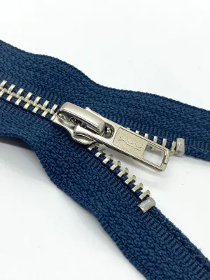 YKK® #5 Nickel c/e Navy (560) DA Pull