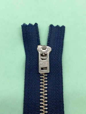 YKK® #5 Nickel c/e Navy (560) Semi-Auto Pull